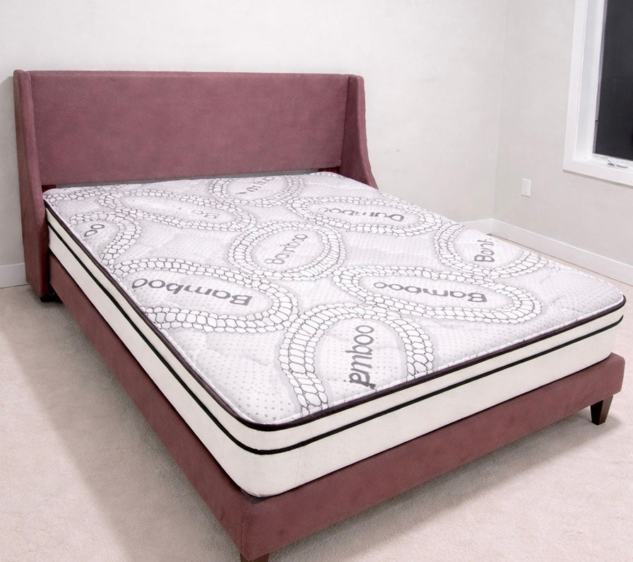 8” Euro Top Bamboo Firm Foam Mattress
