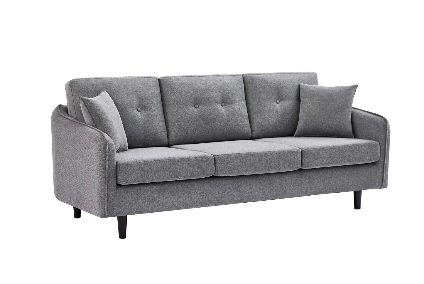 Modern Grey Sofa Set – Sofa, Loveseat & Chair