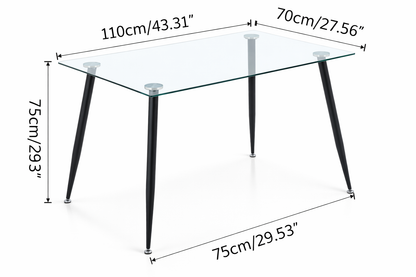 5 Pcs Dining Table Set