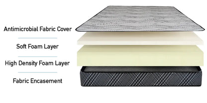 10” Firm Pillow Top Foam Mattress