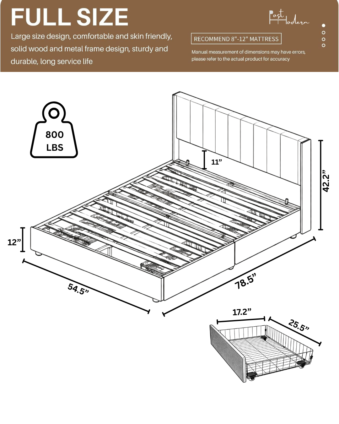 Velvet Wingback Upholstered Platform Bed with Drawer Storage