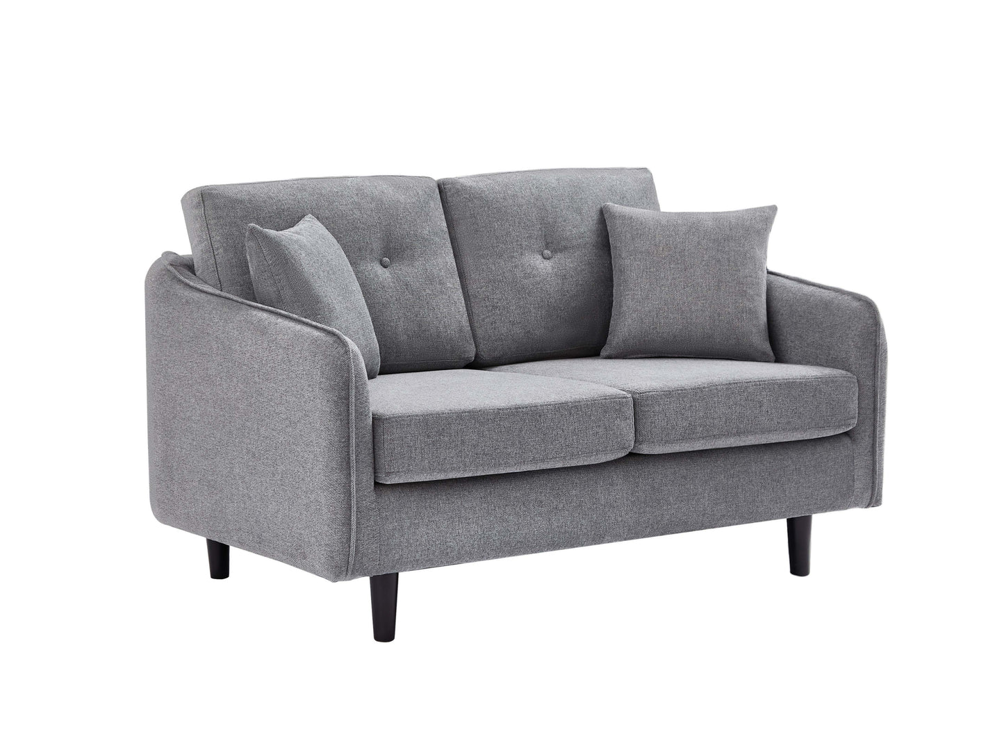 Modern Grey Sofa Set – Sofa, Loveseat & Chair