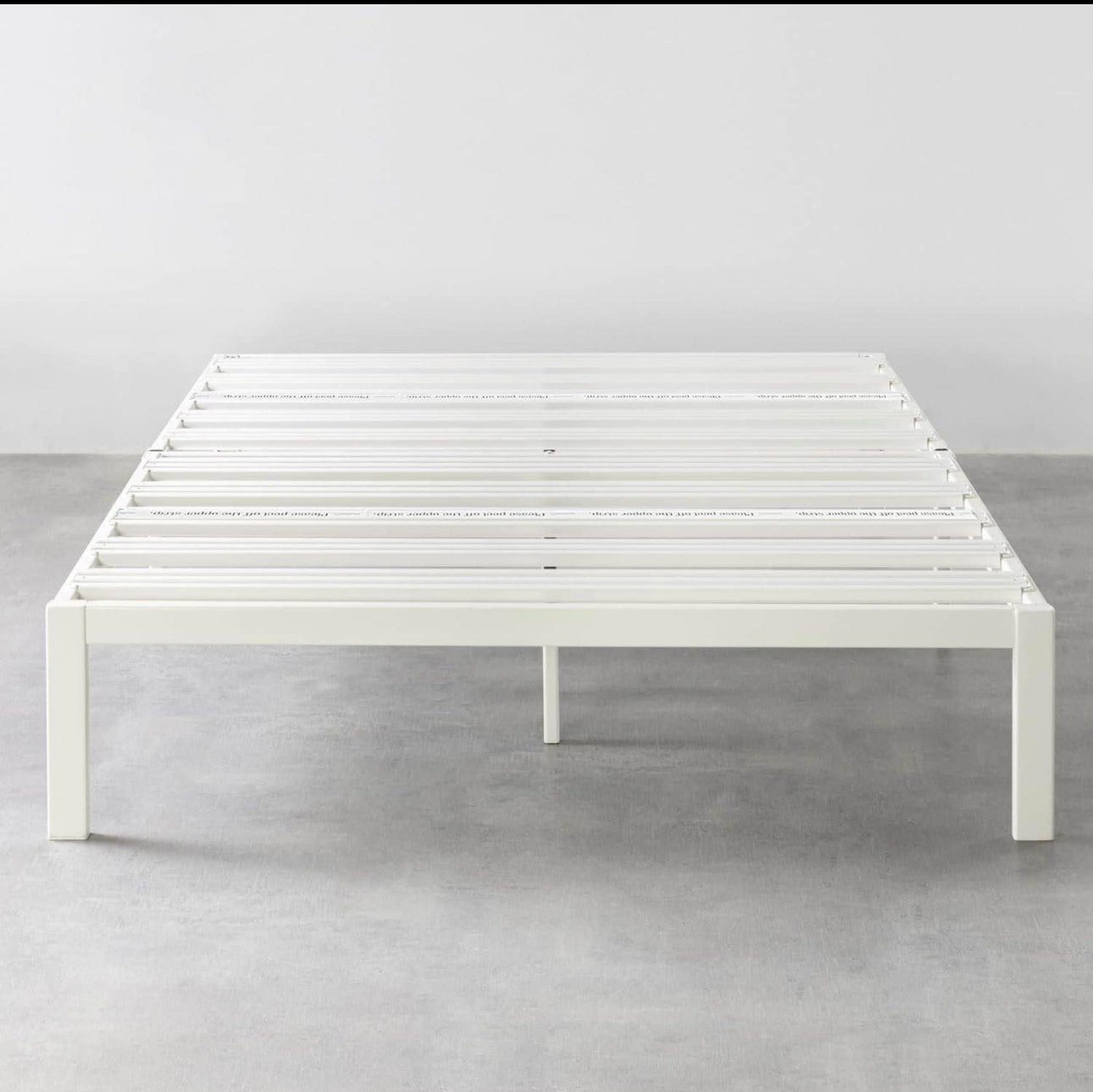 Rocky Base Heavy Duty Platform Bed, Extra Wide Slats