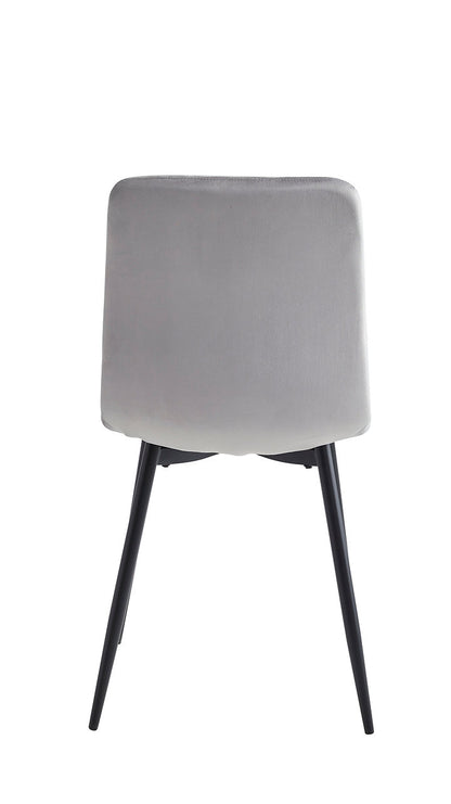 Extendable Sintered Stone Black Marble Dining Table with 6 Chairs