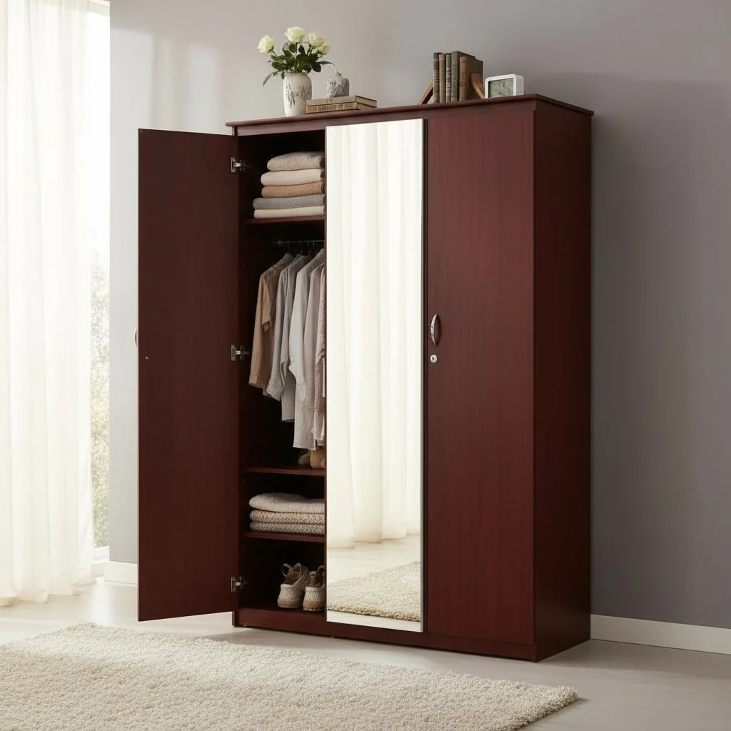 Canadian Made Fully Assembled 3 Door Armoire