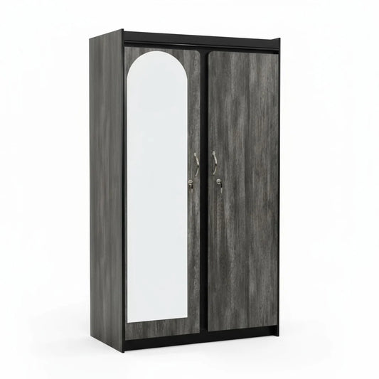 Canadian Made Fully Assembled 2 Door Wardrobe