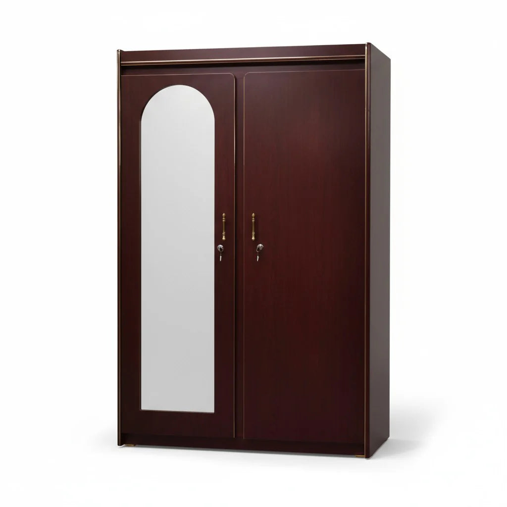 Canadian Made Fully Assembled 2 Door with Inside Drawer Wardrobe
