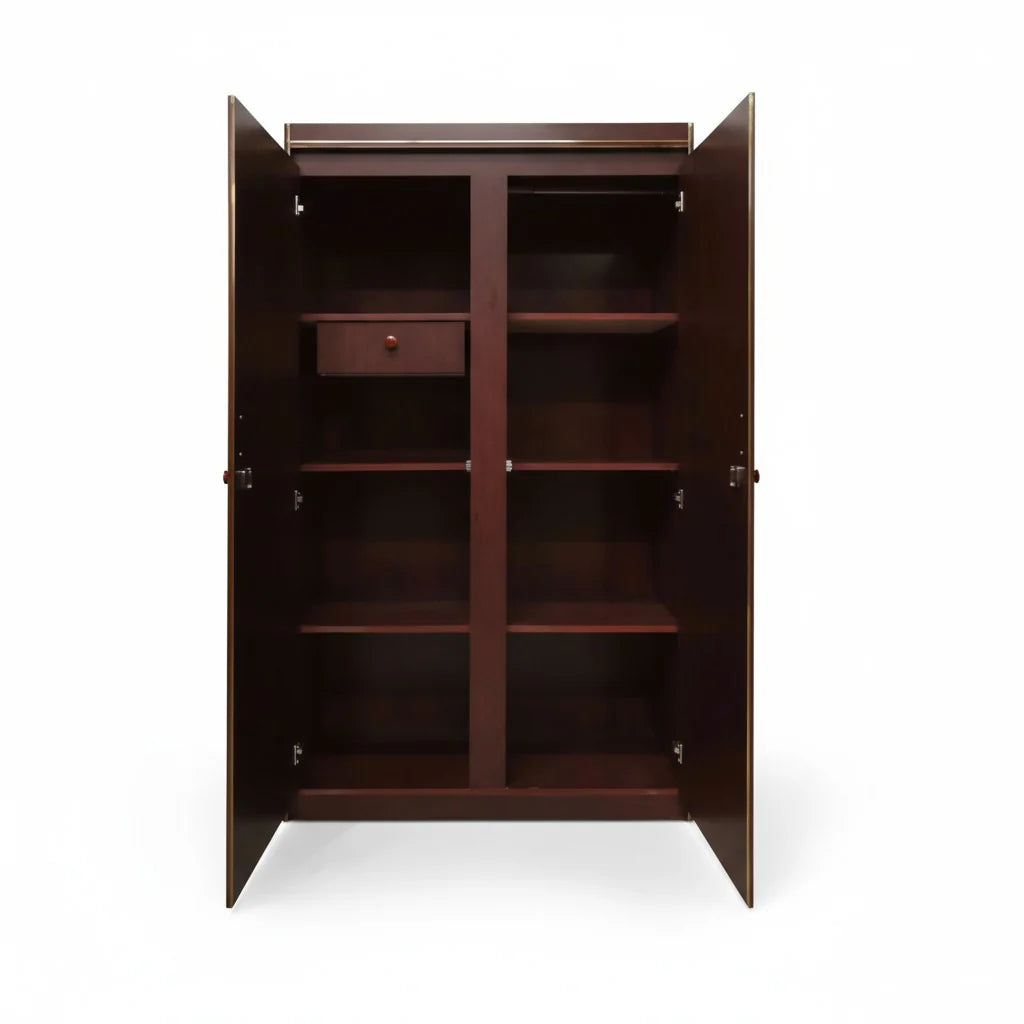 Canadian Made Fully Assembled 2 Door with Inside Drawer Wardrobe
