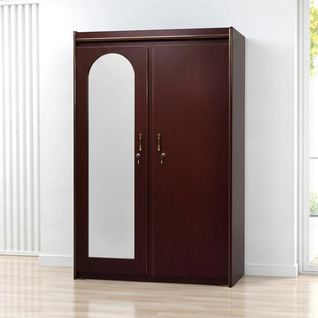 Canadian Made Fully Assembled 2 Door with Inside Drawer Wardrobe
