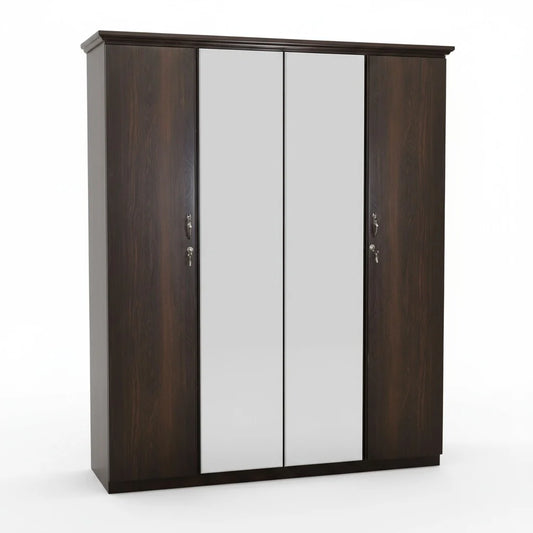 Canadian Made Fully Assembled 4 Door Wardrobe