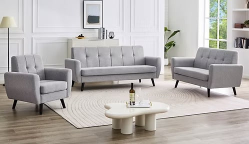 Modern Linen Fabric Sofa Collection,Grey
