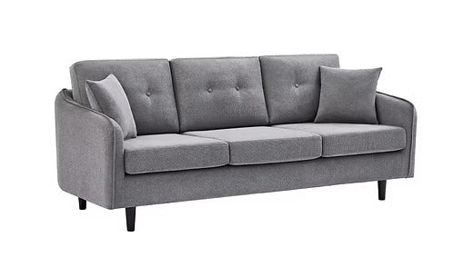 Modern Tufted Fabric Sofa Collection,Grey