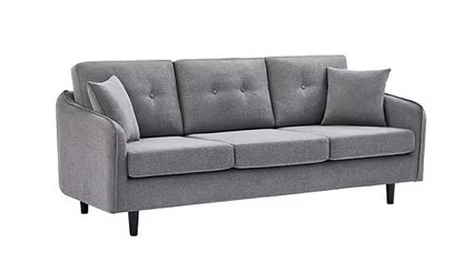 Modern Tufted Fabric Sofa Collection,Grey